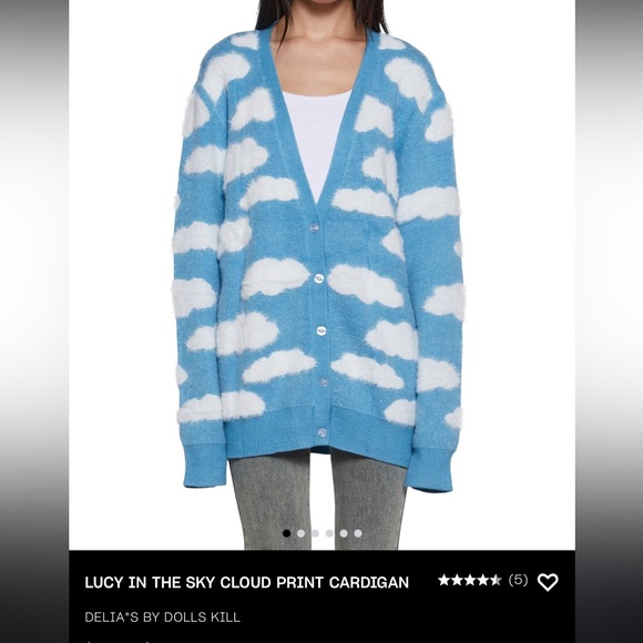Pull Delia's White Pointelle - Taille M, Col Rond, Acrylique/polyester, Occasion TB état